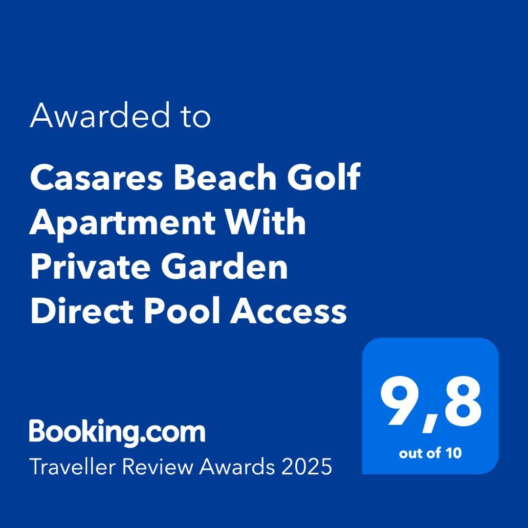 Casares Beach Golf Apartment With Private Garden Direct Pool Access ภายนอก รูปภาพ